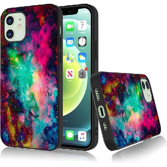 Case for iPhone 13, Retro American Flag Shockproof Soft Silicone Case Protective Cover for iPhone 13