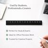 MUJI Ruler with Measuring NDA87A4A Double-Sided Marks, 15cm,
