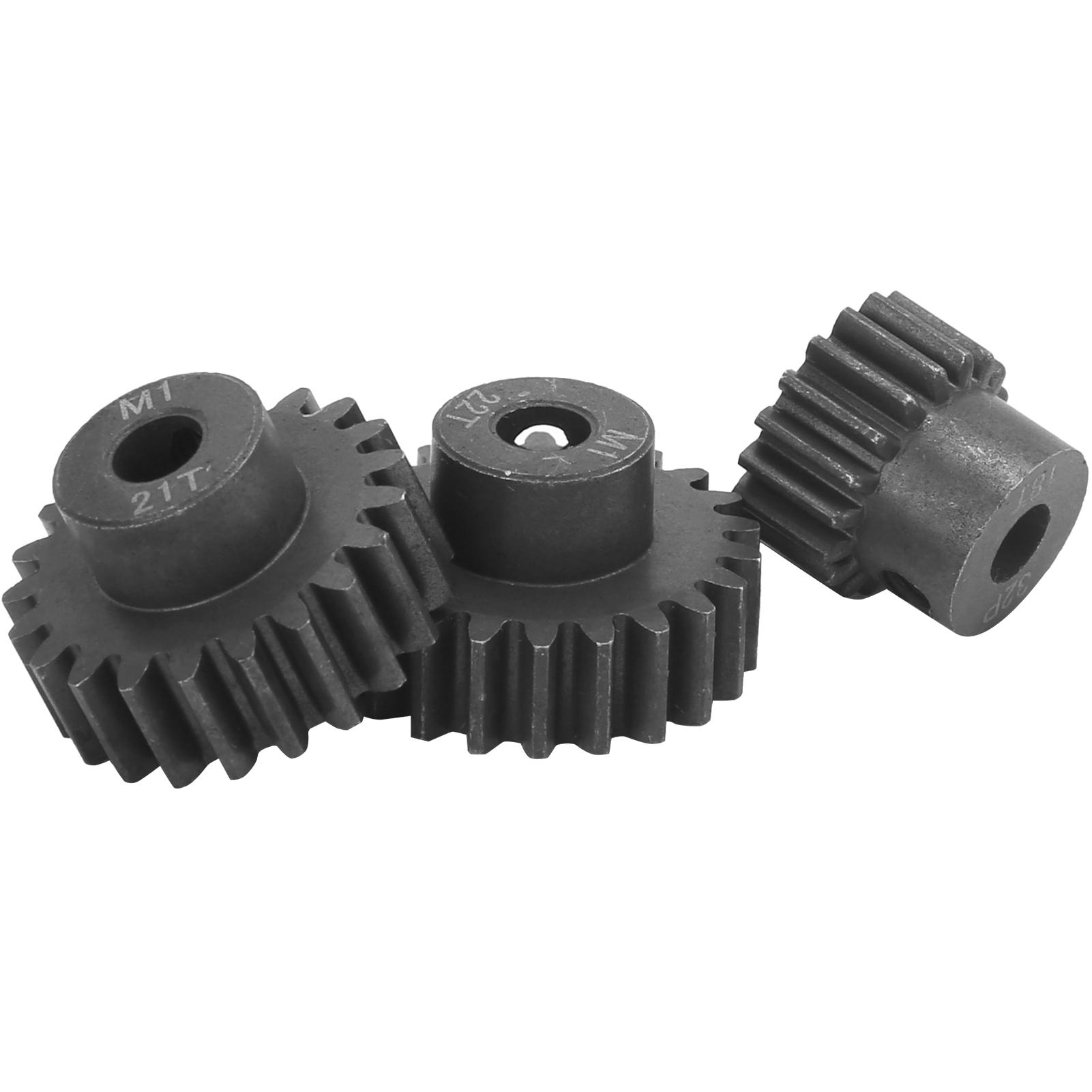 

M1 21T+M1 22T+32P 18t Metal Pinion Motor Gear Kit for 1/10 1/8 Remote Control Car