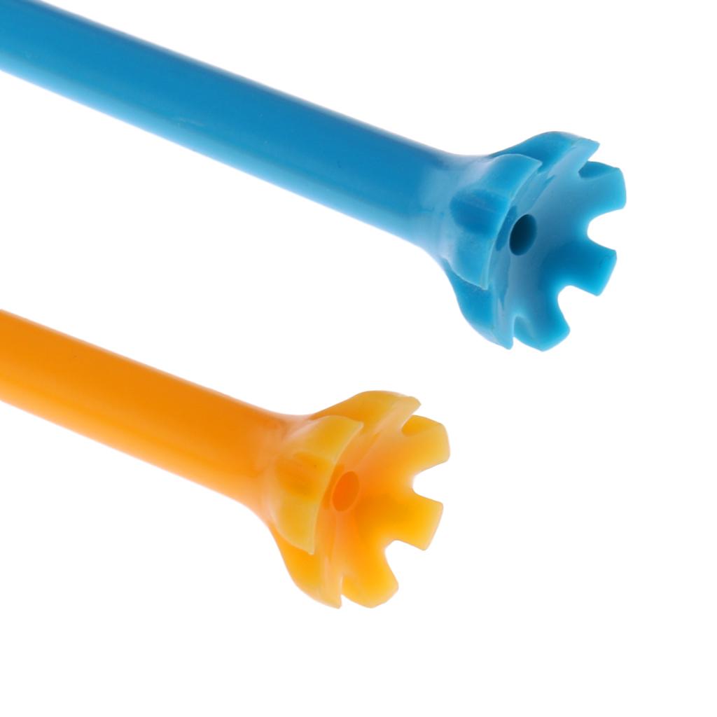 Kurze Plastik-Golftees 68 mm Bunte Kissenoberseite Packung Golf Übungszubehör für Golf Training