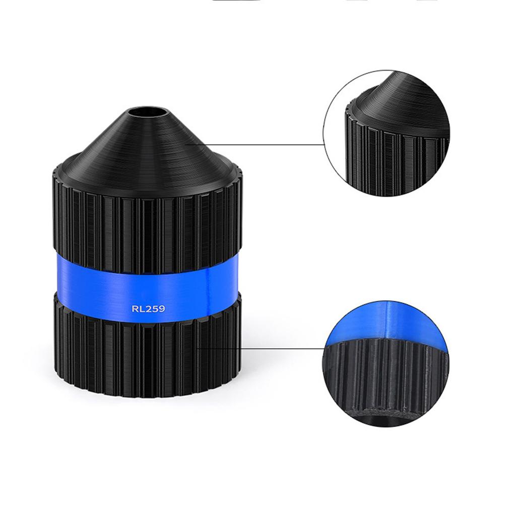 Bicycles Tube End Deburring Tool with Sandpaper Bike Deburring Reamer Tubing Chamfer Tool Front Fork Tube Grinding Tool