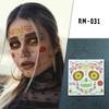 Realistic Halloween Scar Face Tattoo Stickers - Waterproof Makeup Terror Stickers