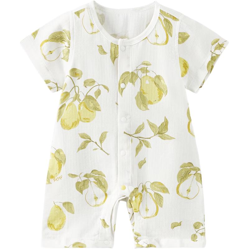 TONGTAI Baby Short-Sleeve Bamboo Cotton Romper 73cm