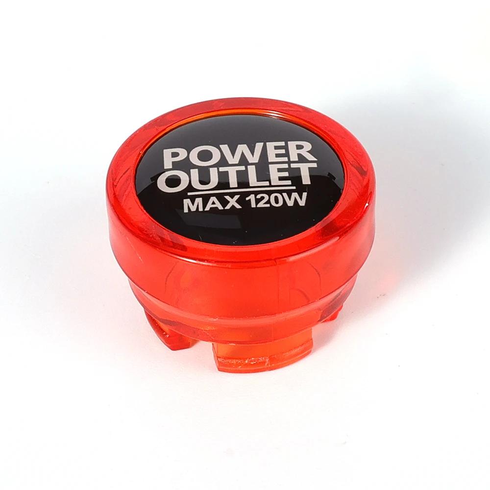 Car Lighter Plug Cover Dustproof Plug Fire Missile Button Decorations Cap Shield Automotive Vehicles  Cigarette Lighter Covers