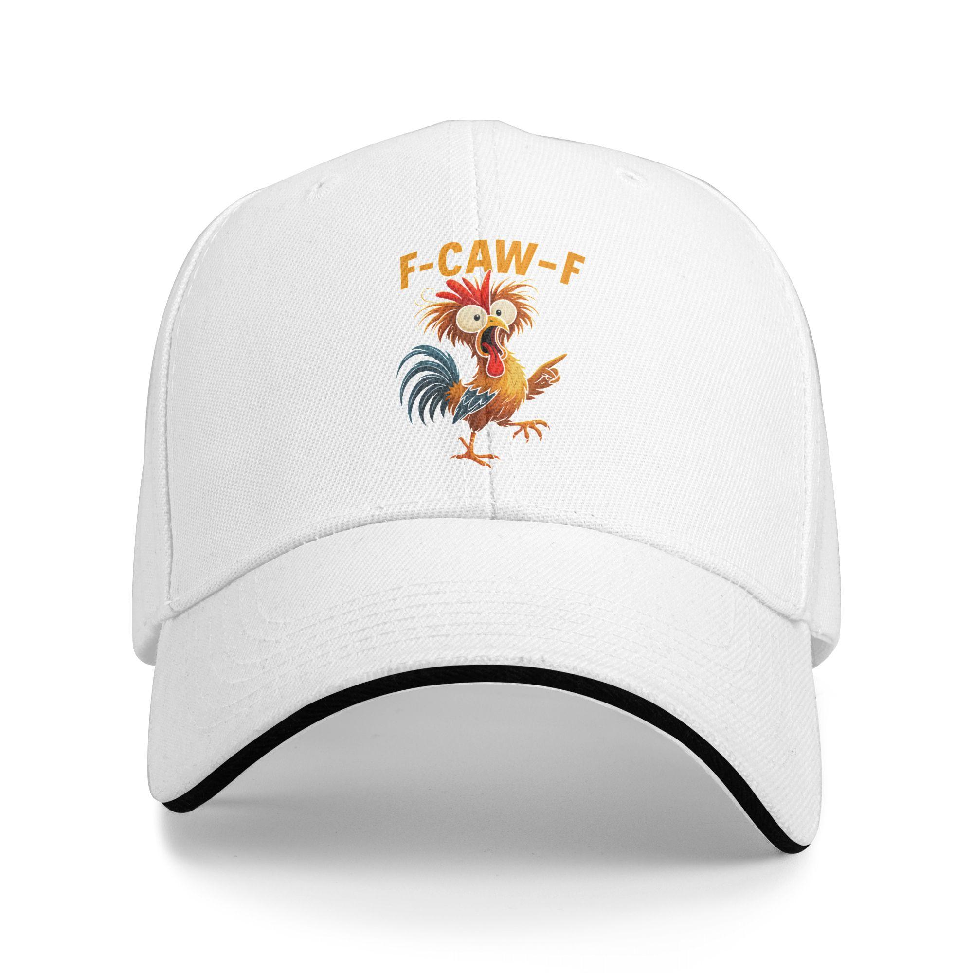 XIXIGO Cap Zomer Casual Baseballpet F Caw F Haan Grappige Vogel Fcawf Kippenfluisteraar Fawk Off Skate Truckerpet Heren Snapback Pet As Picture