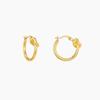 Simple Personalized Knotted Ear Buckle Rope Knot Concentric Knot Earrings Light Luxury Niche High-End Minimalist Cold Wind Earrings