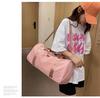 Large Capacity Nylon Travel Bag with Wet/Dry Separation for Sports & Yoga