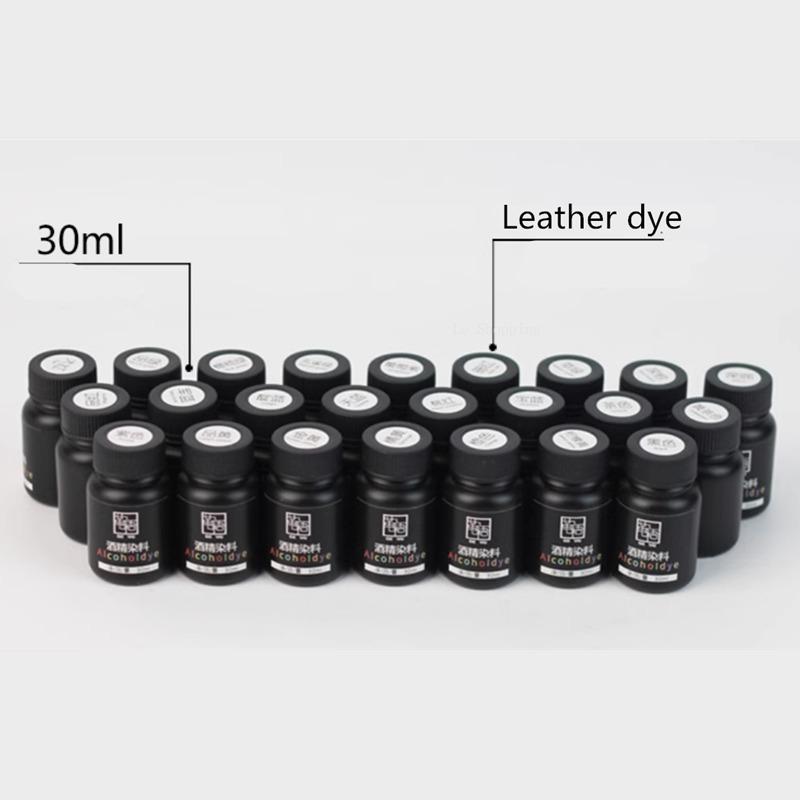 30ml Leather Alcohol Dye Containing Gold Solid Color Dye Handmade DIY Plant Tanning Bag Clothes Tintage Leather Art Pigment