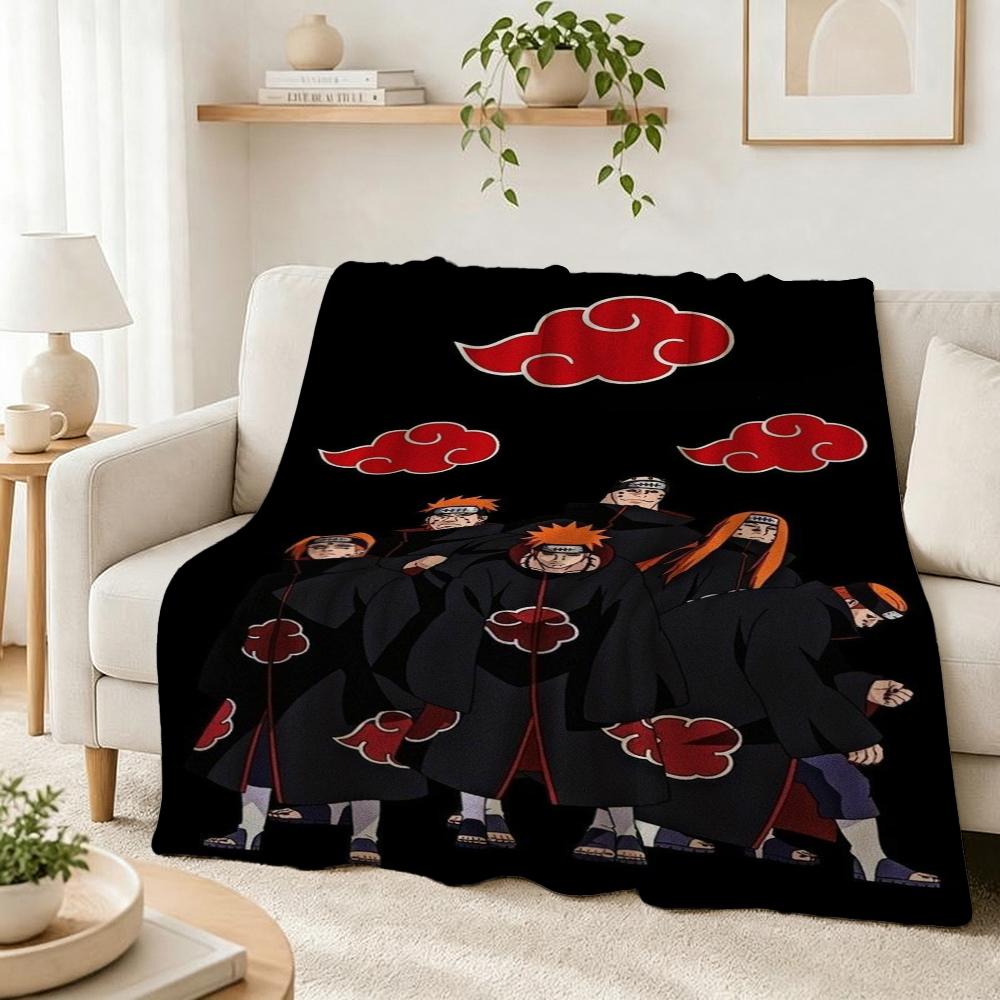 Six Paths Pain Cartoon Printed Blanket Allseason Fleece Blanket For Bedroom Sofa Bed Home Decor Memorial Gift
