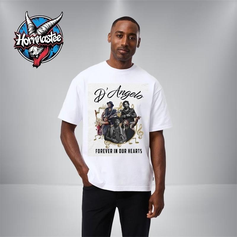 

D’Angelo Forever In Our Hearts 2025 Unisex Unisex T-Shirt XXXL