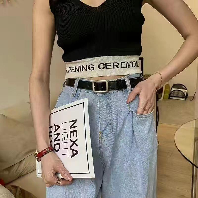 Womens Pu Classic Belt In Multiple Colors Ideal For Casual And Dressy Styles