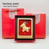 999 Fine Gold Business Anniversary Gift Photo Frame Ornament for Customers