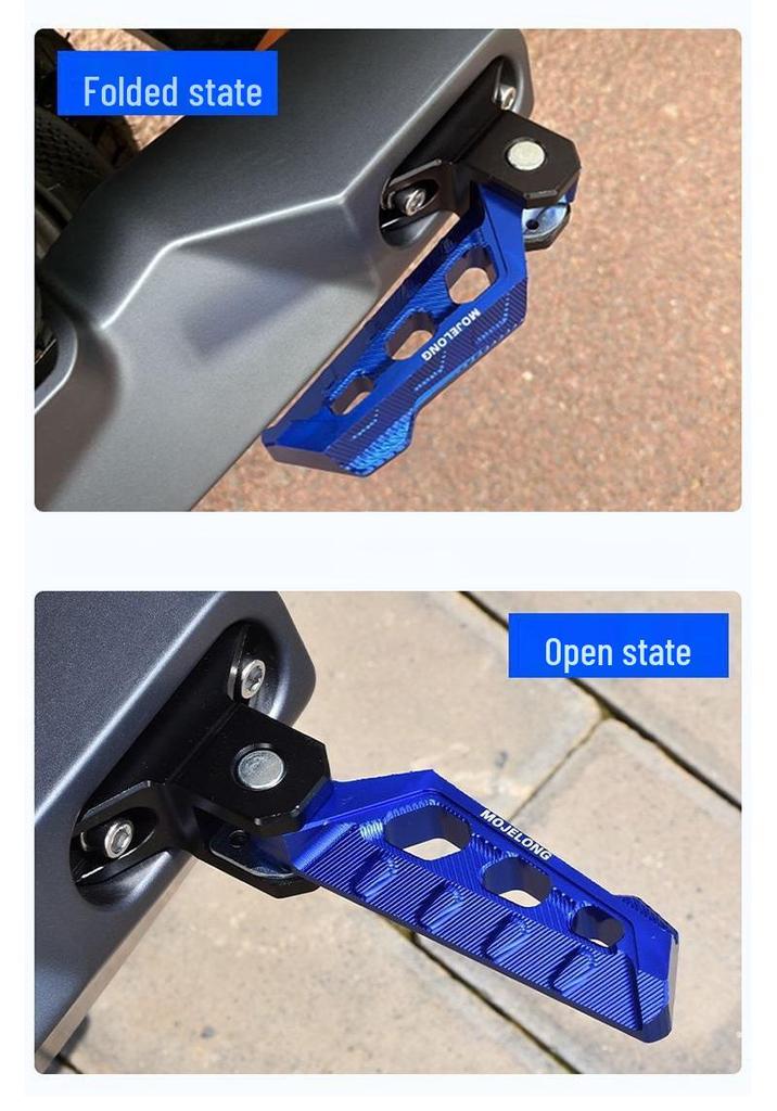 Folding Foot Pegs for Niu UQi+ U2 F400T MQIL MS Electric Scooters