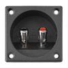 Speakers Terminal Box Push Spring Type 2 Binding Post Cable Connector Acoustic Components