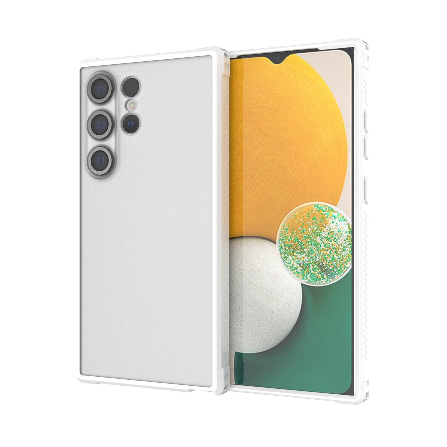 

Suitable for Samsung S24 Ultra Mobile Phone Case New Anti Fall Bracket S24 Protective Case Transparent S24plus Mobile Phone Case s24