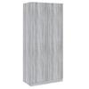 VidaXL Wardrobe Sonoma Grey 90x52x200 Cm Engineered Wood 815355