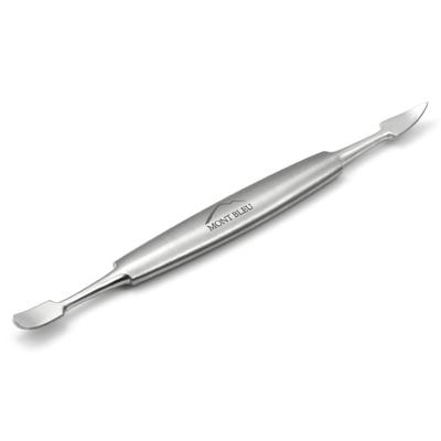 Mont Bleu 2-in-1 Manicure Tool: Nail Cleaner & Cuticle Pusher Made of Stainless Steel