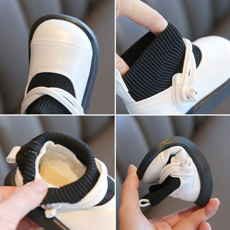 

Девочки короткие ботинки осень и зима мягкая подошва нескользящие детские туфли детские ботинки 1-3 года обувь для малышей обувь для маленькой девочки inner length 16cm25 yards