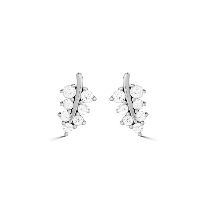 Boucles d'oreilles - LUXENTER - Kuenia - Argent 925 - Zircon Cubique - Plaqué Rhodium