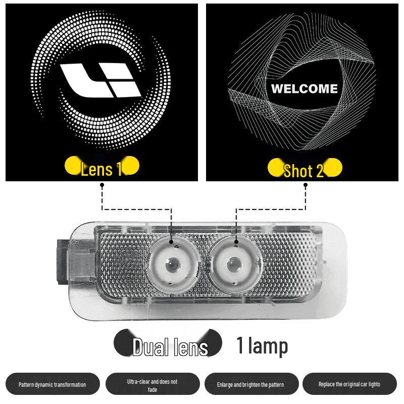 Perfect for Ideal L9 Welcome: ONE Car Door Projection and Dynamic L6, L7, L8 Ambient MEGA Welcome Lights.