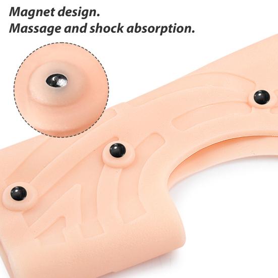 Sports Compression Shoulder Straps Magnetic Shoulder Brace with Pressure Pad Breathable Adjustable Shoulder Brace for Comfort Massage Shock Absorption