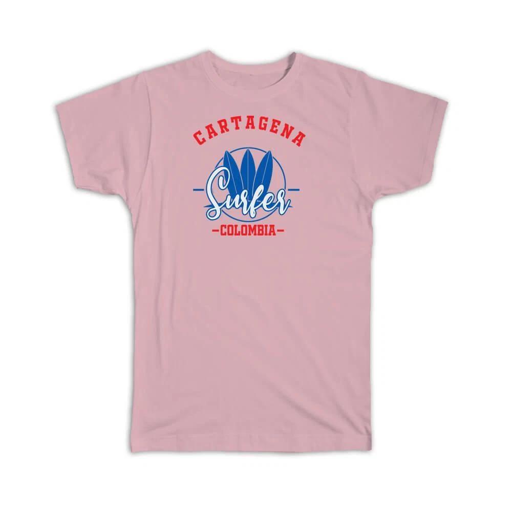 

Gift T-Shirt : Cartagena Colombia Surfer Tropical Souvenir Travel S