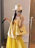 Korean Niche Thin Strip Holiday Loose Casual Versatile Adjustable Curved Sling Vest Women