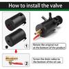 Universal 150Ml Car Oil Catch Can Kit Reservoir Tank, Compact Baffled 3-Port Oil Separator 2 Inlets 1 Outlet Black With Breather Filter + Drain Valve