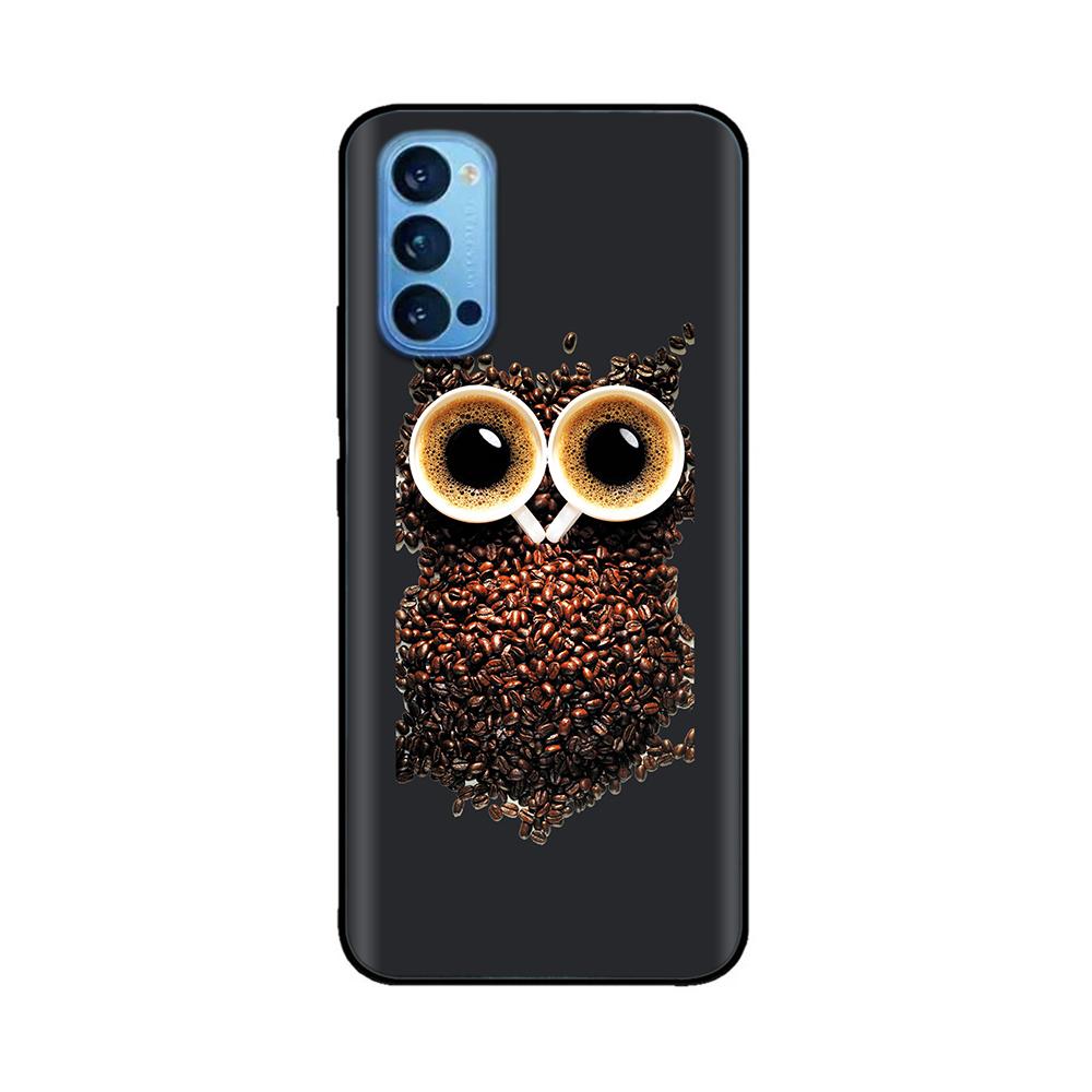 For Oppo Reno4 Pro 5G Case Soft TPU Black Silicone Phone Back Cover for OPPO Reno 4 Reno4 Pro 5G 4G Case Funda Coque Bumper Capa