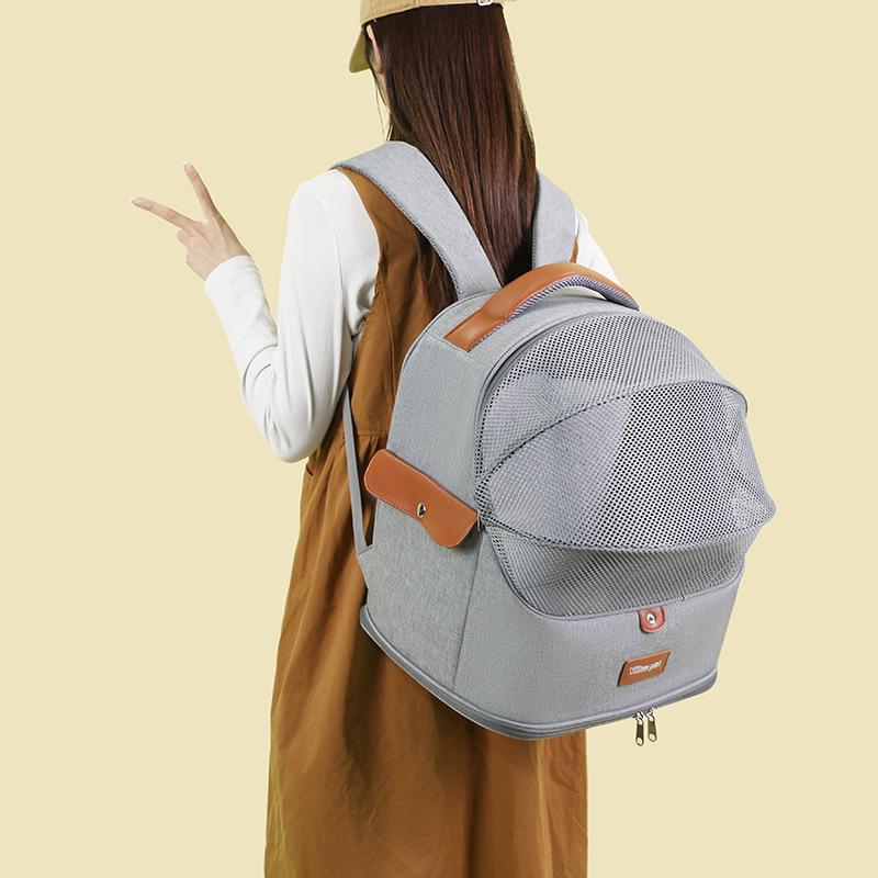 Cat Bags Portable Travel Cat Backpack Breathable Large Capacity Expandable Pet Backpack Thickened Upgraded Lightweight Pet Bags