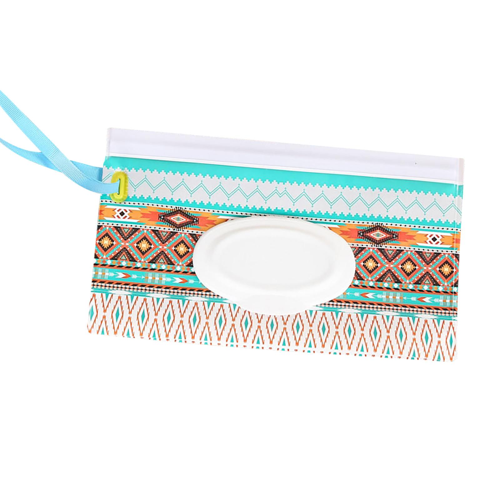 

Портативный контейнер для влажных салфеток, многоразовый, экологически удобный для путешествий разноцветный