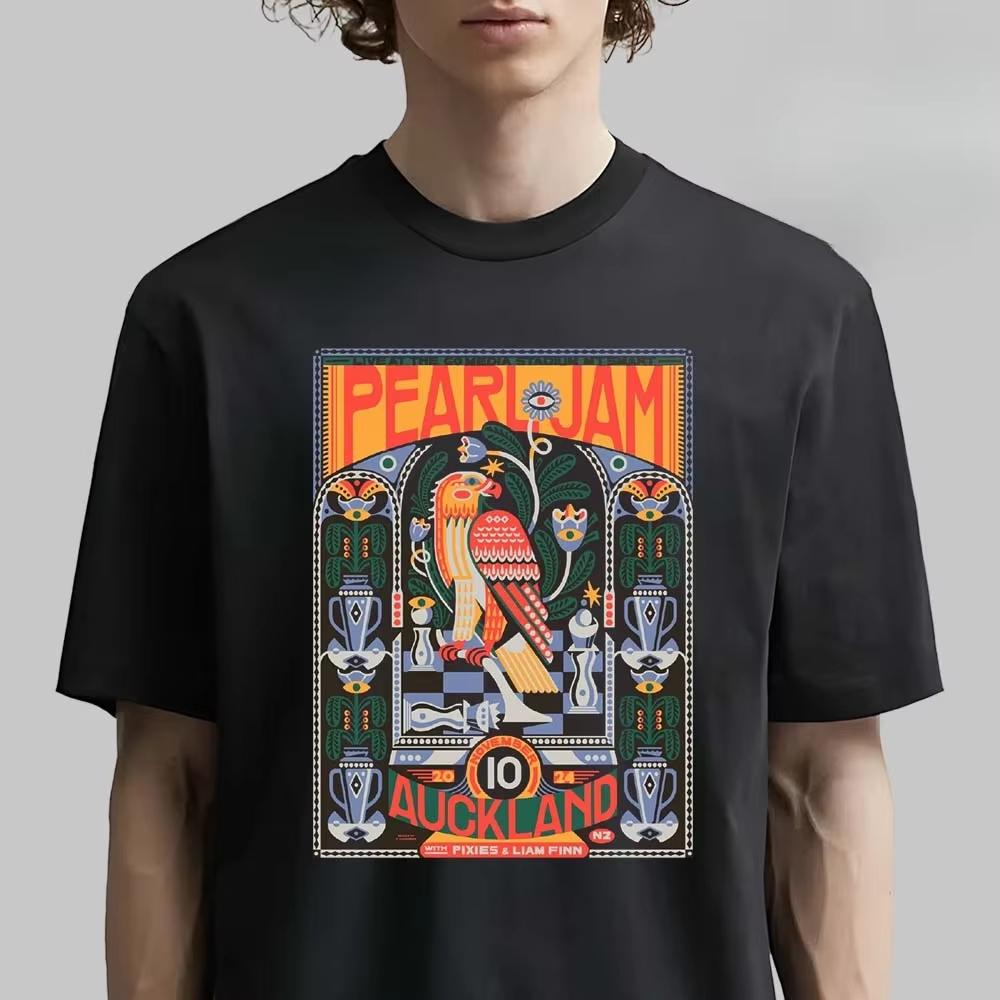 Tricou Bumbac Pearl Jam Trupa Rock Bărbați Femei Fani Esențiale Mânecă Scurtă Topuri Brand de Modă Vară Casual Zilnic