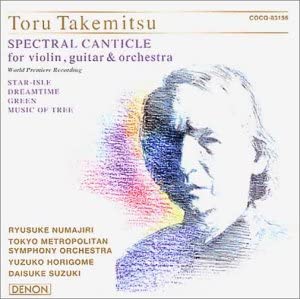 

CD TORU TAKEMITSU, RYUSUKE NUMAJIRI, T - Toru Takemitsu/Spectral Canticle(19 COCQ83156 DENON Japan Classical Used