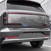 For Gac Trumpchi S7 2025 + Car Styling Tail Gate Molding Rear Trunk Door Trim Protector Decoration Accessories Exterior Sticker