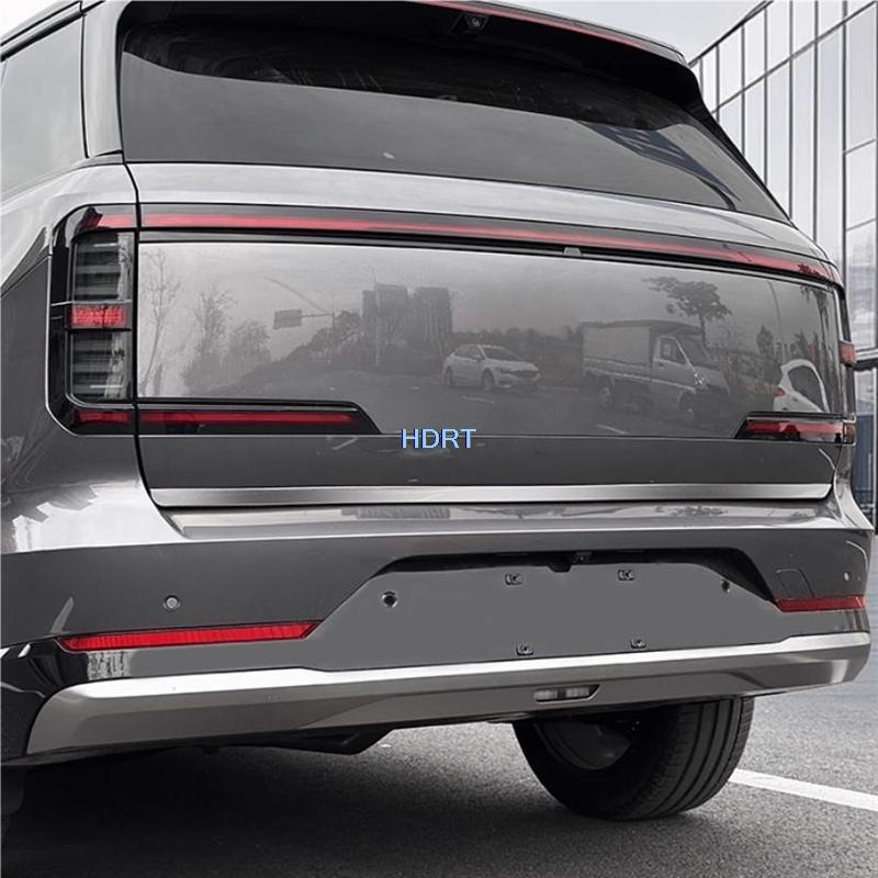 For Gac Trumpchi S7 2025 + Car Styling Tail Gate Molding Rear Trunk Door Trim Protector Decoration Accessories Exterior Sticker