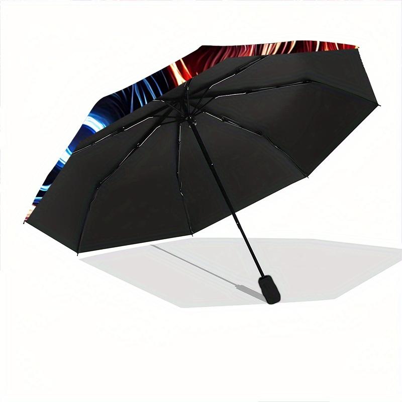1pc Yin Yang Lions Automatic Opening and Closing Umbrella - Suitable for Various Occasions, Outdoor Activities, Lightweight and Durable Automatic