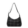 Trend Versatile Bag Women's 2025 Summer New Large-capacity Casual Plaid Small Square Bag Literary Messenger Bag