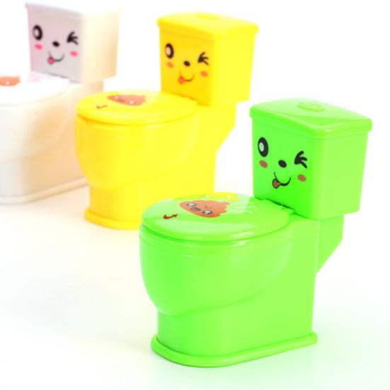 Spoof Gadgets Toys Mini Prank Squirt Spray Water Toilet Closestool Joke Toy Gift