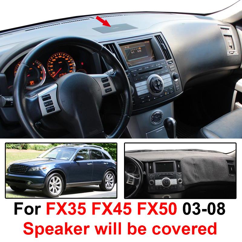 Xukey Fit For Infiniti FX35 FX45 FX50 2003 2004 2005 2006 2007 2008 Dashboard Cover Dashmat Dash Mat Sun Shade Dash Board Cover