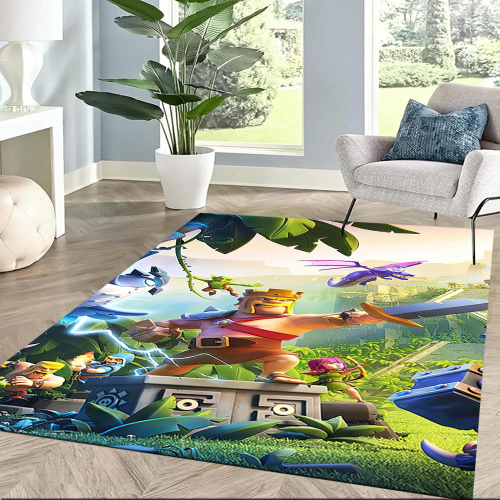 Clash Royale Square rugs are a great choice for living rooms, bedrooms, home décor, and as gifts.