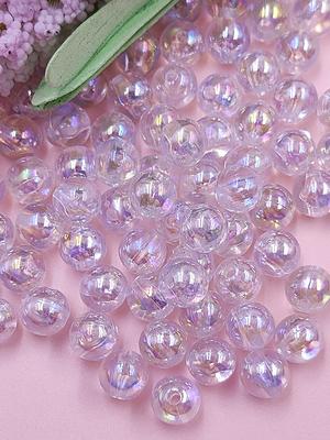 Υψηλής ποιότητας Υλικά Χειροτεχνίας DIY 6-10mm Ακρυλικές Χρωματιστές AB Στρογγυλές Χάντρες Καρδιά Αστέρι 20/50τμχ για Κατασκευή Σκουλαρικιών Κοσμημάτων