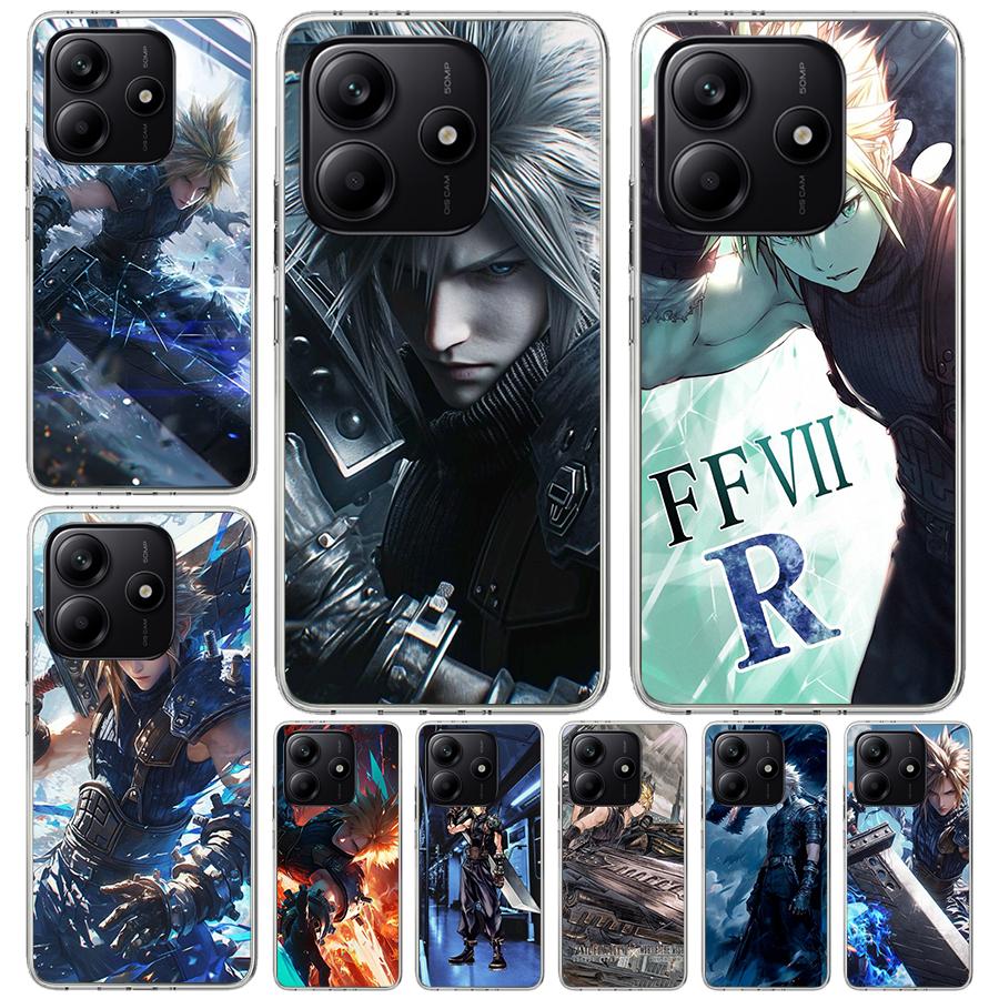 Final Fantasy FF VII Soft Phone Case For Xiaomi Redmi Note 15 14 14S 13 12 Pro Plus 12S 11 11S 11E 10 10S 11T 5G Fundas Coque Re