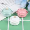 1/8 1/12 puppenhaus Miniatur Candy Farbe Küche Suppe Topf Modell Sauce Pan Spielzeug