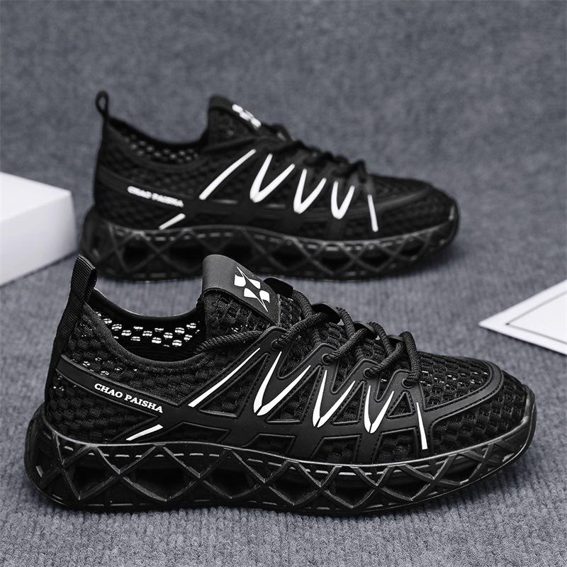 

Summer hollow men s shoes breathable casual sports shoes student youth 45 large size large network tide shoes 39