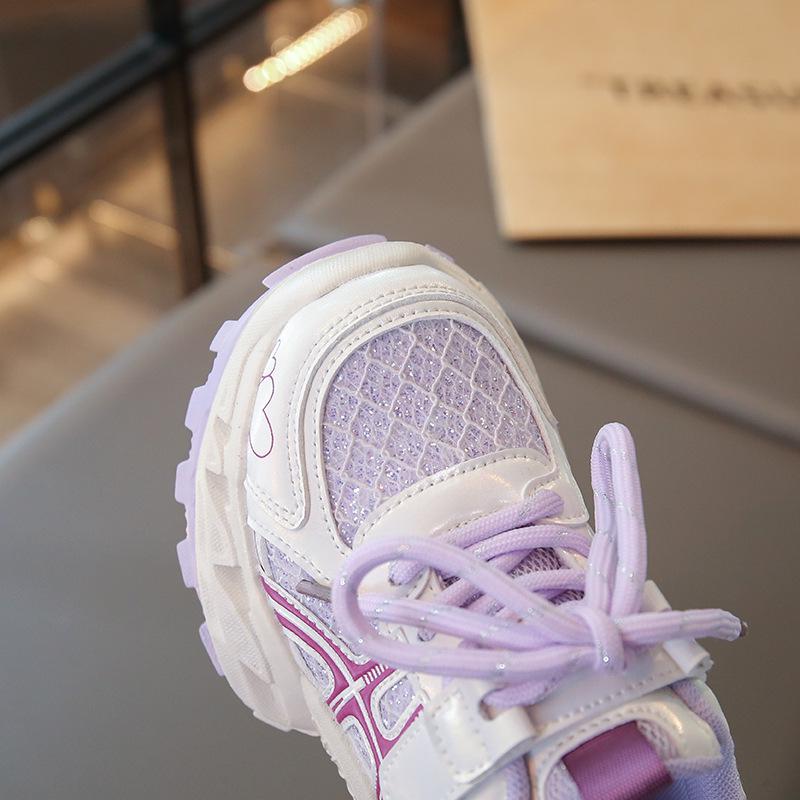 Kids' Breathable Double Mesh Sports Shoes, Non-slip Soft Sole, Spring 2026 New Arrivals for Boys and Girls