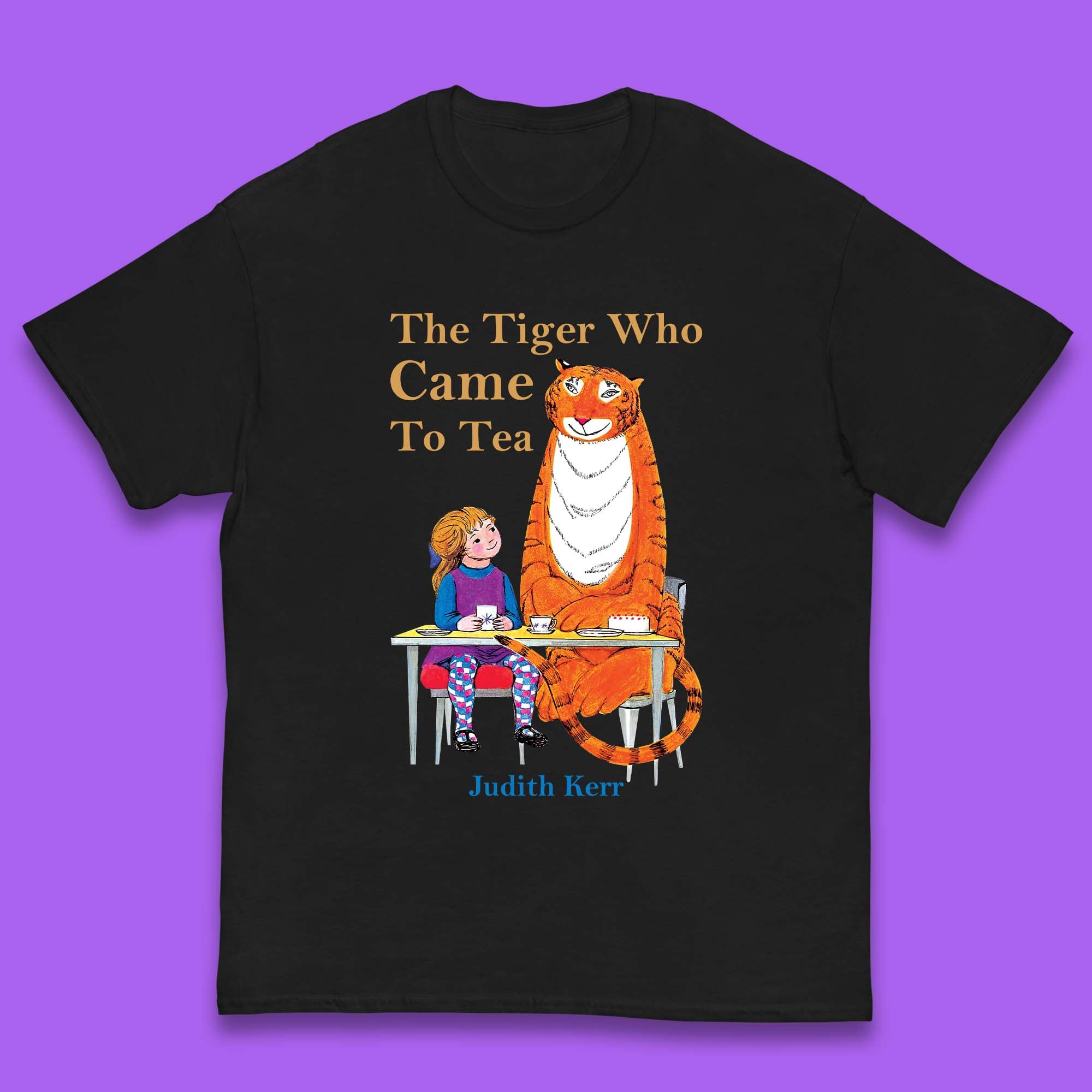 The Tiger Who Came To Tea Kids T-Shirt 120