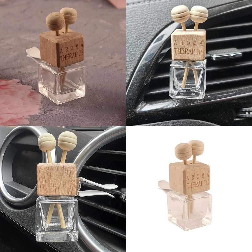 Direct Sale Car Aromatherapy Bottle Traditional Chinese Style Square Glass Perfume Bottle