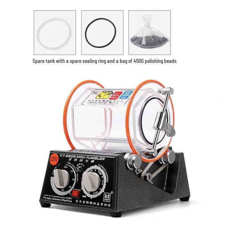 Jintai Gold & Silver Jewelry Polishing and Cleaning Machine for Silverware, Coins, and Walnut Sanding