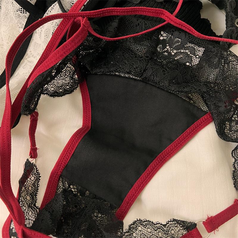 Chiloți Sexy din Dantelă pentru Femei, String G Gol, Transparent, Talie Joasă