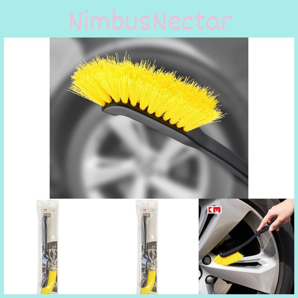 Long Japanese Km2049 Handle Cleaning Brush For Car Wheels Surfaces And